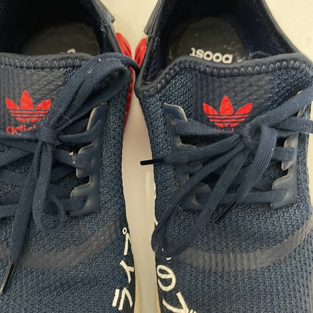 ADIDAS JAPAN ORIGINAL NMD R1 COLLEGIATE NAVY RUNNING SNEAKERS MENS-BOYS SIZE 6.5